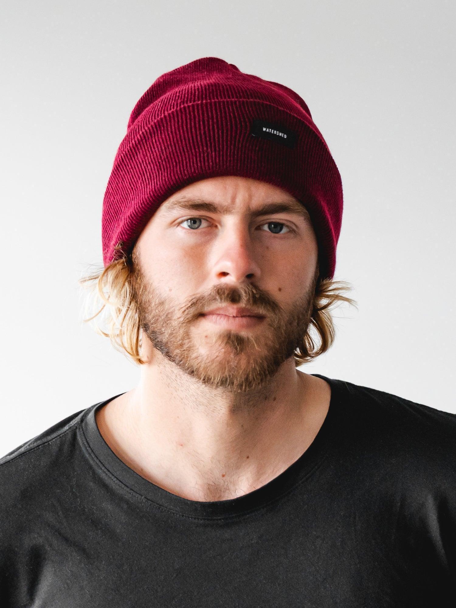 Burgundy Beanie - Stay cozy and stylish with this fashionable burgundy beanie, perfect for any occasion.