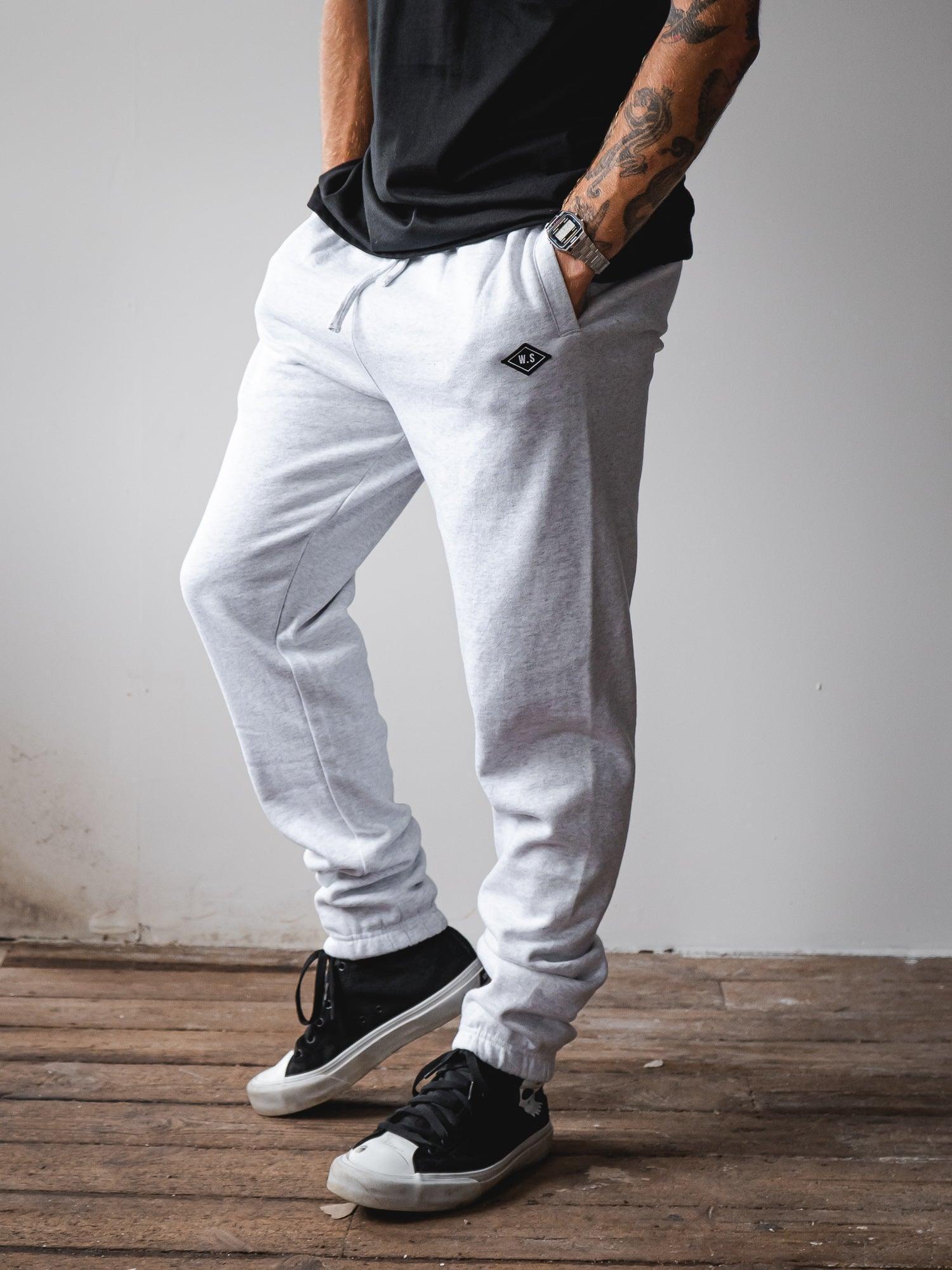 mens classic watershed joggers grey - lightweight super comfy joggers - mens surf fashion