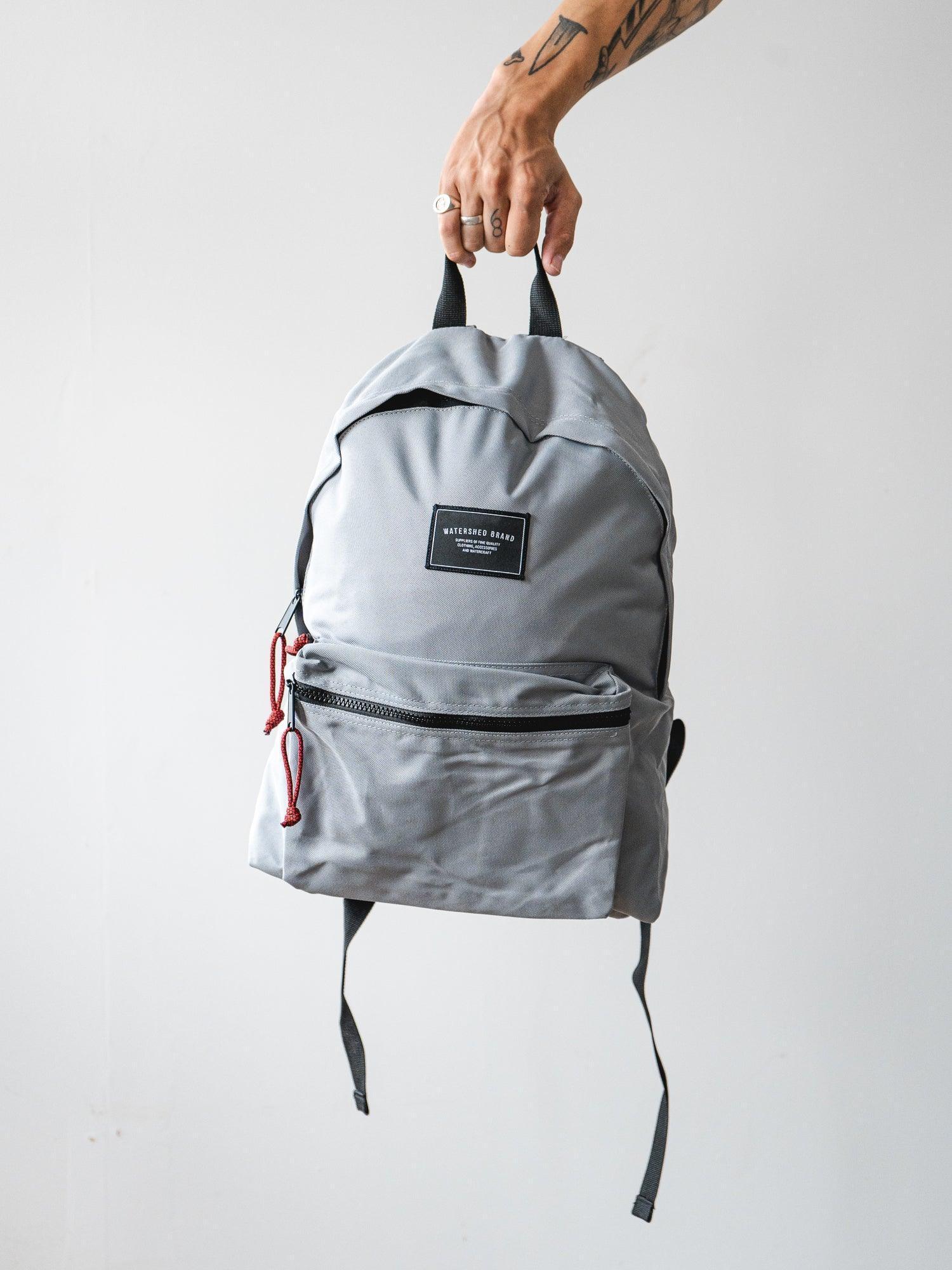 Classic Grey Recycled Backpack - watershed brand