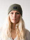 Olive Organic Watershed Beanie - Embrace sustainable fashion and warmth with our olive-hued beanie, crafted from organic materials by Watershed for a trendy and eco-conscious winter accessory.