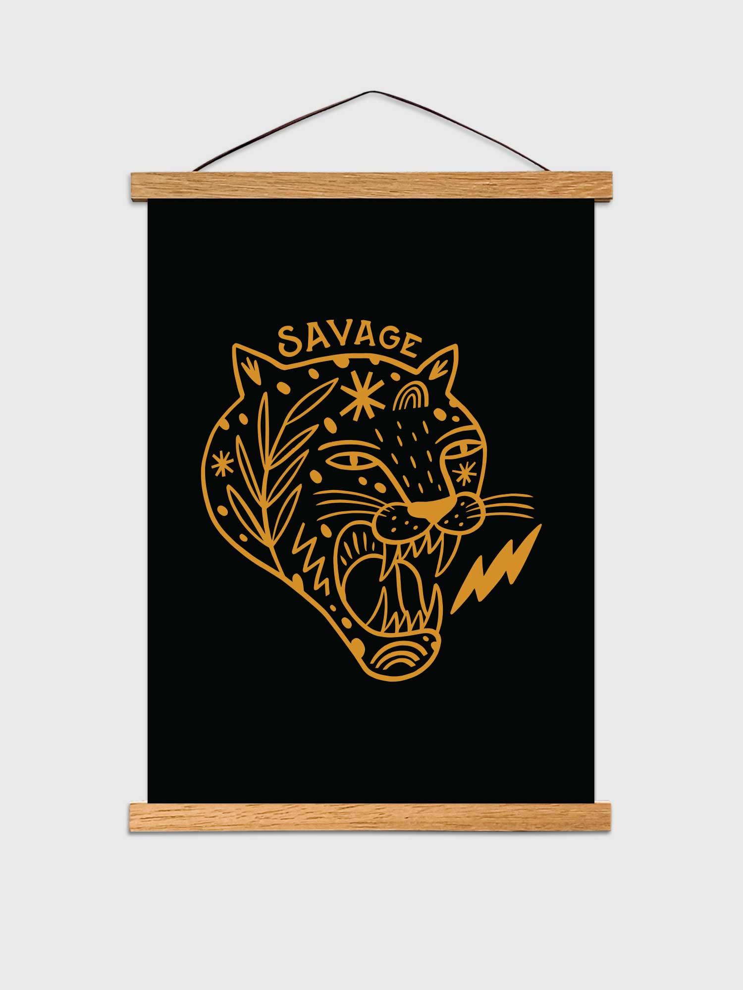 Savage Poster with Hanger - Watershed Brand