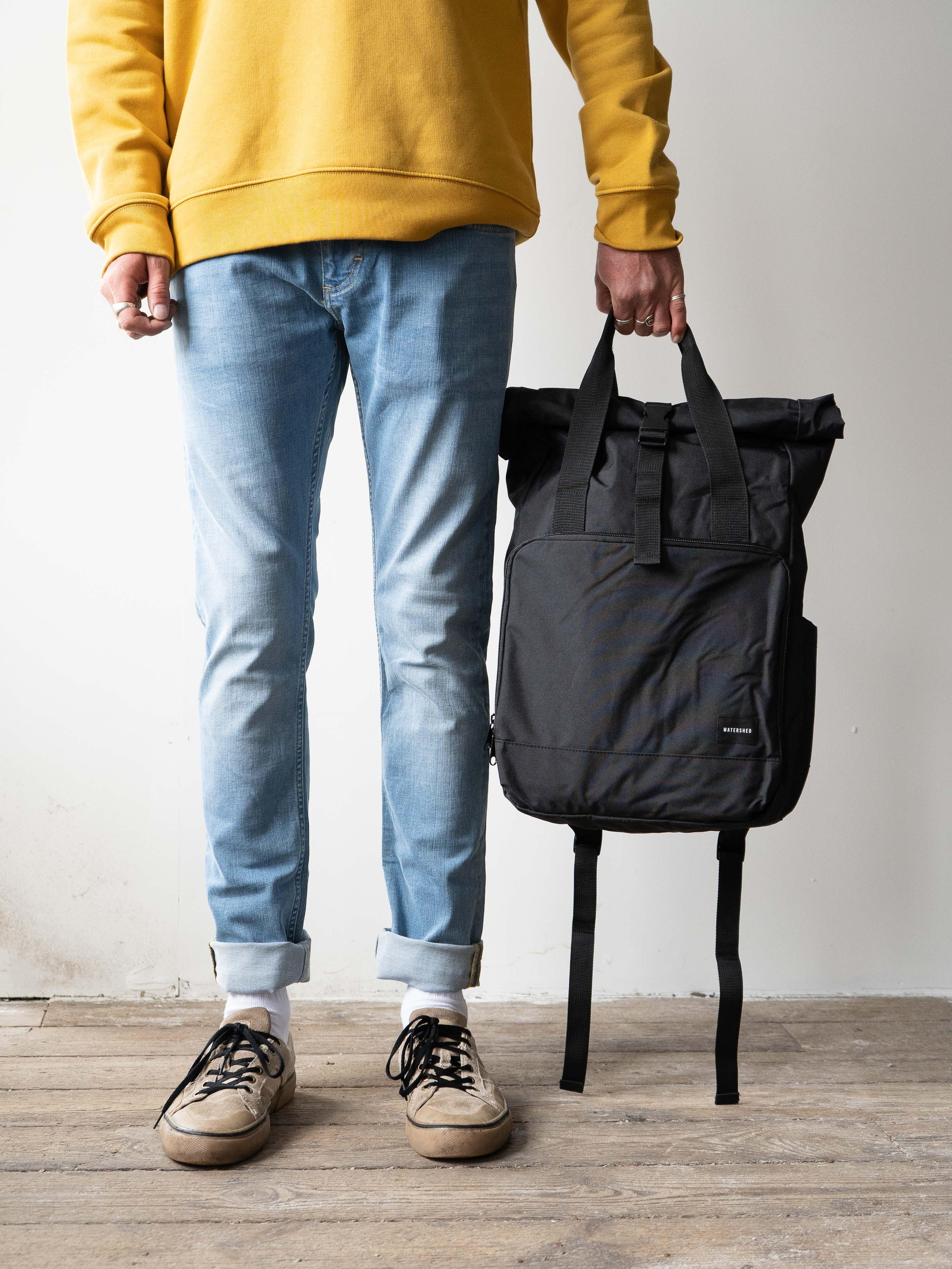 Recycled Shelter Backpack 2.0 - Black - Watershed Brand