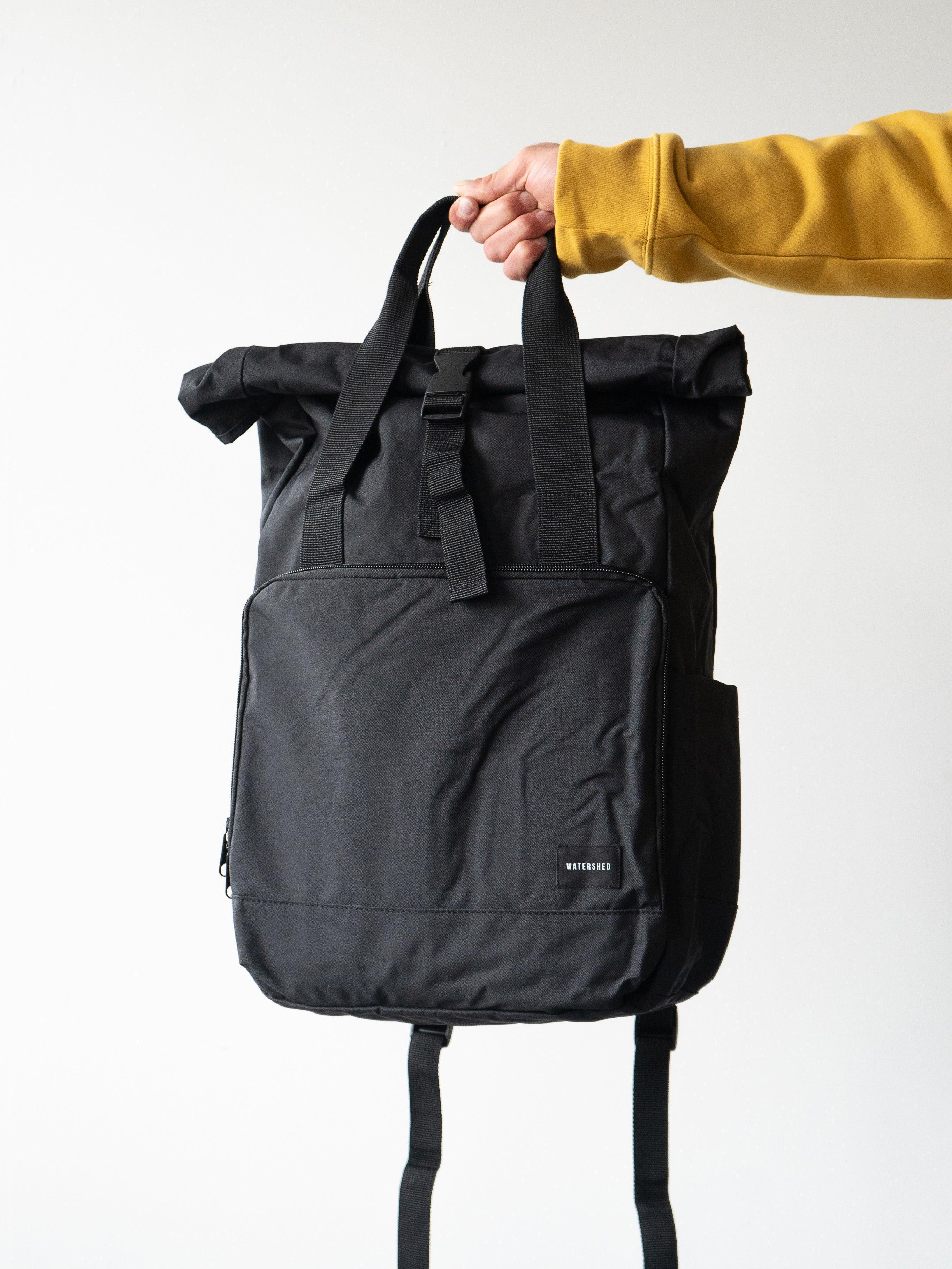 Recycled Shelter Backpack 2.0 - Black - Watershed Brand