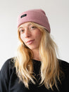 Pink Watershed Beanie - Add a pop of color to your look with this vibrant pink beanie from Watershed, a stylish and cozy choice for any adventure.
