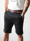 watershed brand surf clothing standard issue black shorts